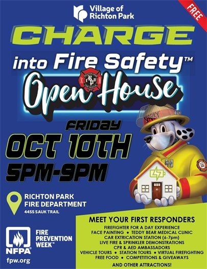 Fire open house