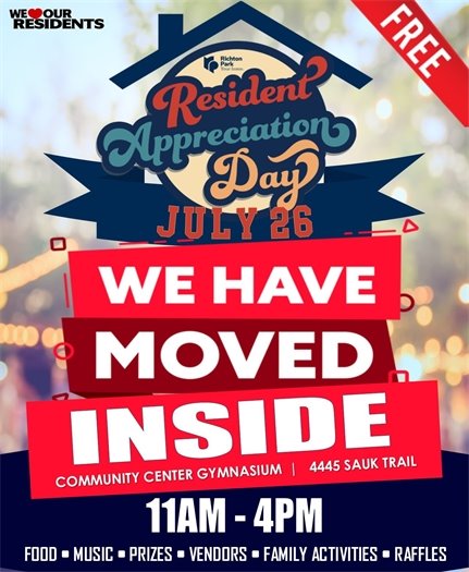 Resident Appreciation Day Indoors