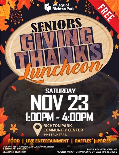 Seniors Giving THanks Luncheon