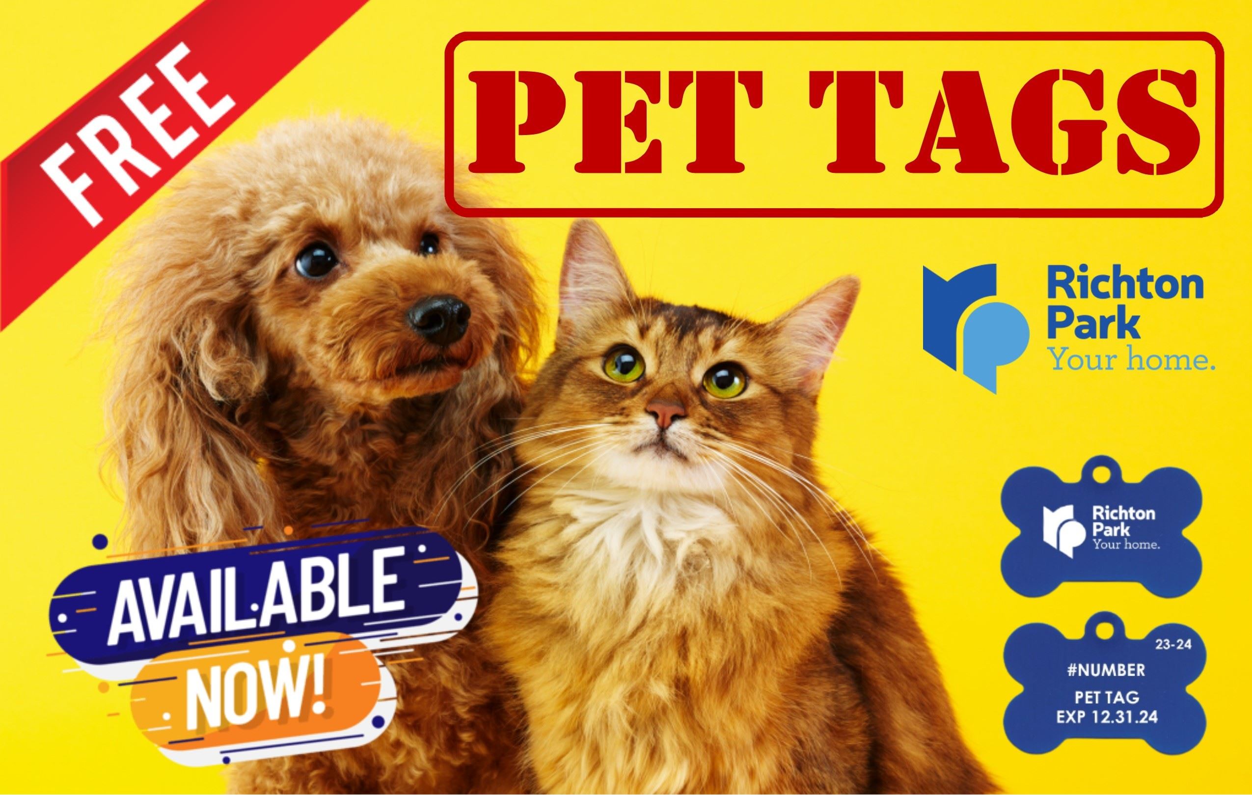 Pet Tags Available Now 1